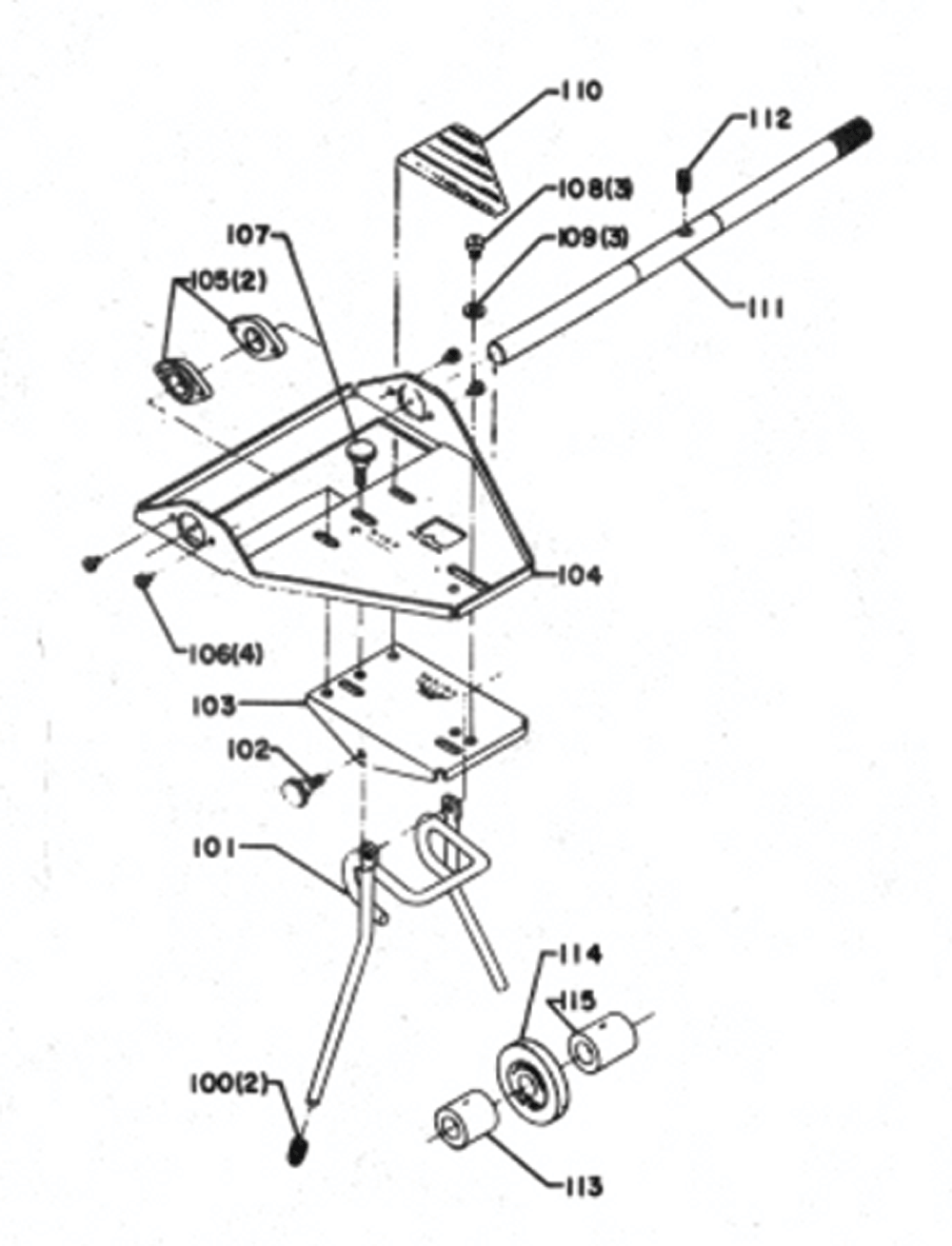 Fig-0 Diagram and Parts List for 5039  Porter Cable Miscellaneous